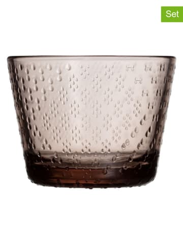 Moomin Szklanki (2 szt.) "Tundra" w kolorze beżowym - 160 ml