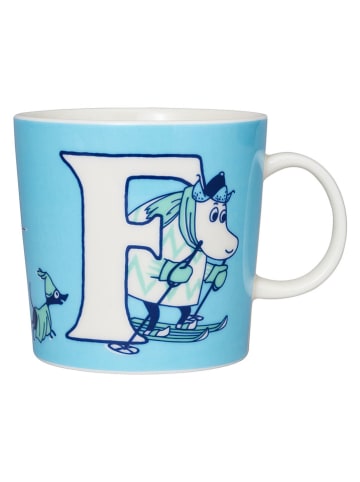 Moomin Jumbotasse ''F'' in Blau - 400 ml