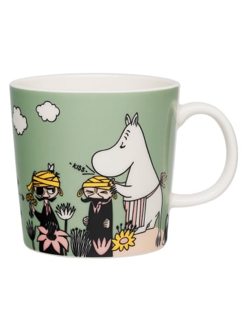 Moomin Kubek "Loving Care" w kolorze zielonym - 300 ml