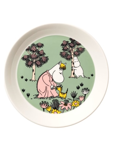 Moomin Talerzyk deserowy "Loving Care" w kolorze zielonym - Ø 19 cm