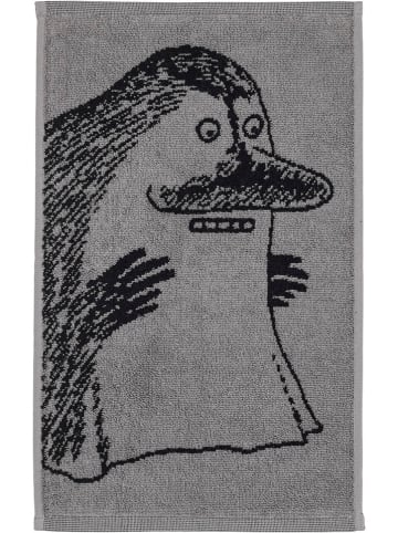 Moomin Ręcznik "The Groke" w kolorze szaro-czarnym dla gości - 50 x 30 cm