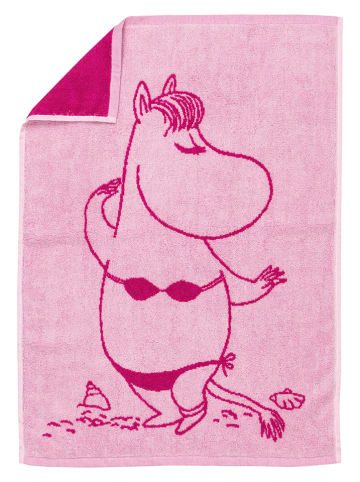 Moomin Ręcznik "Snorkmaiden" w kolorze jasnoróżowo-różowm do rąk - 70 x 50 cm