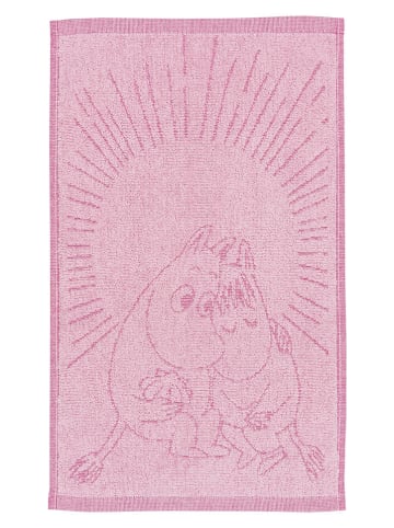 Moomin Ręcznik "Sweethearts" w kolorze jasnoróżowym dla gości - 50 x 30 cm
