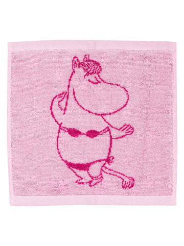Moomin Myjka "Snorkmaiden" w kolorze jasnoróżowo-różowym - 25 x 25 cm