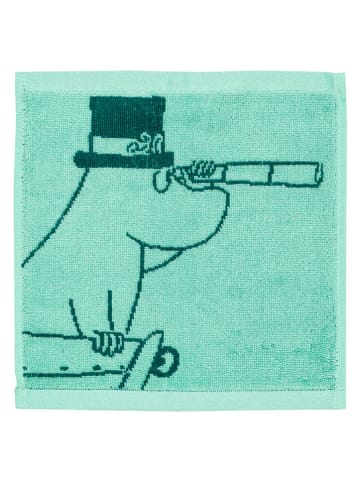 Moomin Waschlappen ''Moominpappa'' in Grün - (L)25 x (B)25 cm