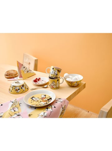 Moomin Handtuch "Family Time" in Rosa/ Gelb - (L)70 x (B)50 cm