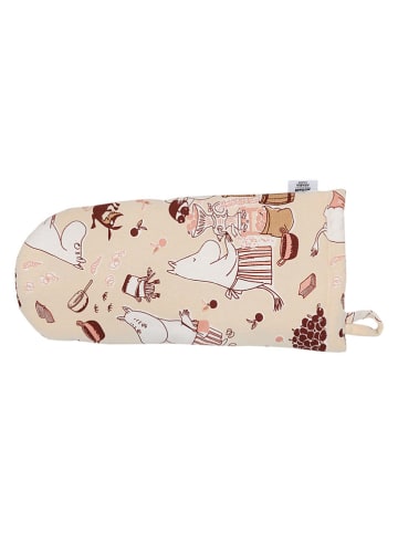 Moomin Ovenwant ''Housekeeping'' beige/lichtbruin - (L)34 x (B)15 cm