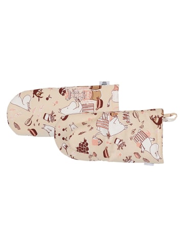 Moomin Ovenwant ''Housekeeping'' beige/lichtbruin - (L)34 x (B)15 cm
