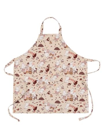 Moomin Kookschort ''Housekeeping'' beige/lichtbruin - (L)94 x (B)87 cm