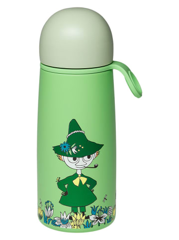 Moomin Butelka termiczna "Snufkin" w kolorze zielonym - 450 ml