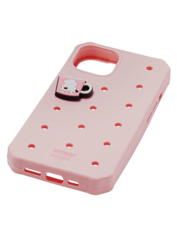 Moomin Telefoonhoes voor iPhone 15 lichtroze