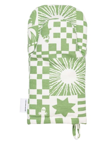 Moomin Ofenhandschuh ''Party'' in Grün - (L)34 x (B)15 cm