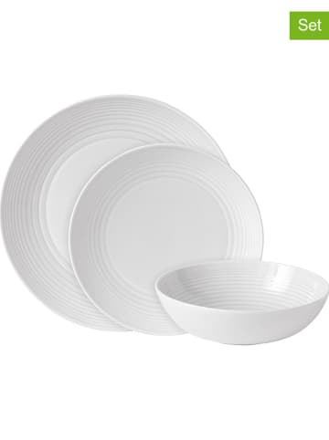 Royal Doulton 12tlg. Tafelservice "Gordon Ramsay - Maze" in Weiß
