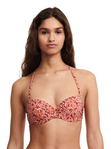 Chantelle Bikini-Oberteil in Orange/ Rosa