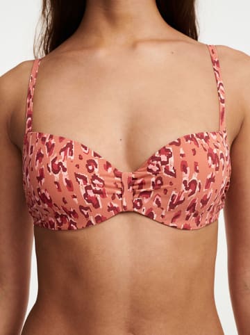 Chantelle Bikini-Oberteil in Orange/ Rosa
