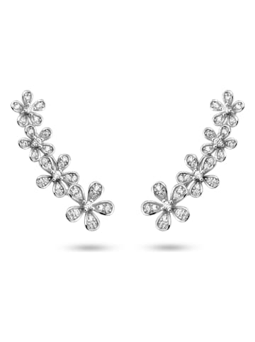 Les Favorites Zilveren oorstekers met edelstenen