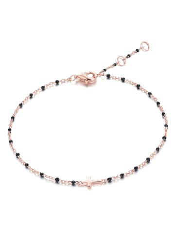 Les Favorites Rosévergulde armband met edelstenen