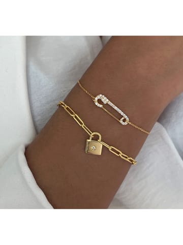 Les Favorites Vergulde armband met sierelement