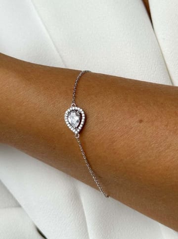 Les Favorites Silber-Armkette mit Edelsteinen