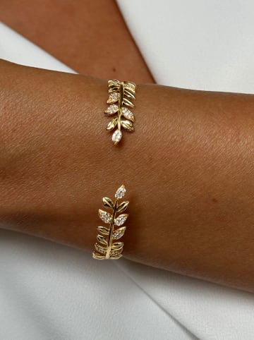 Les Favorites Vergulde armband met edelstenen