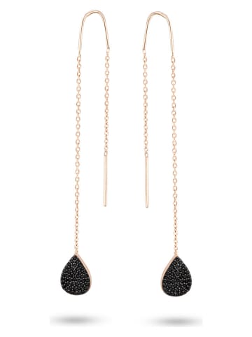 Les Favorites Pozłacane kolczyki z cyrkoniami