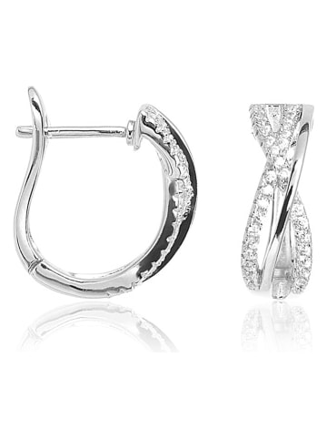 Les Favorites Silber-Ohrringe mit Edelsteinen