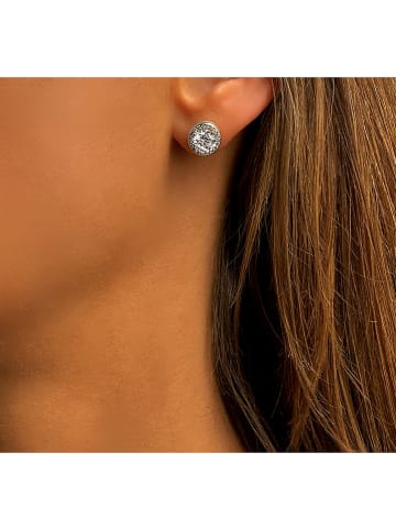 Les Favorites Zilveren oorstekers met edelstenen