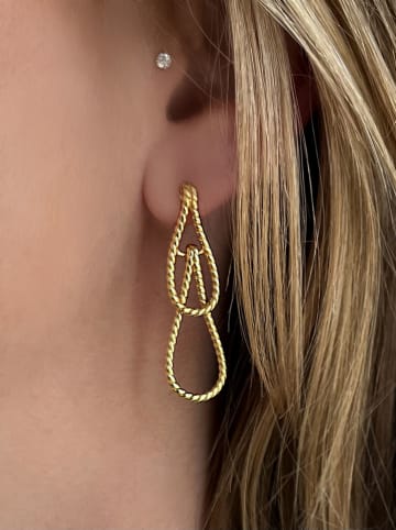 Les Favorites Vergulde oorstekers