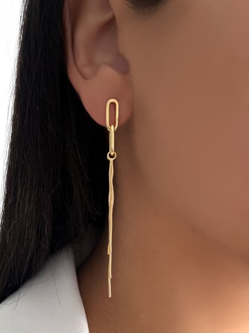 Les Favorites Pozłacane kolczyki-wkrętki