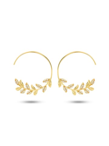 Les Favorites Pozłacane kolczyki-kreole