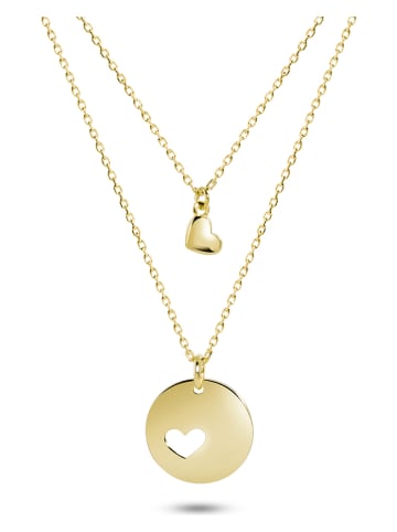 Les Favorites Vergulde ketting met sierelementen - (L)39 cm
