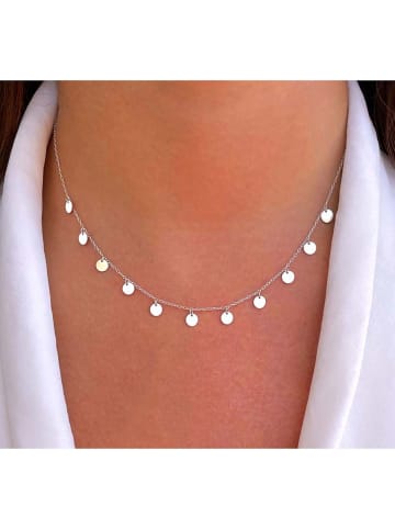 Les Favorites Zilveren ketting met sierelementen - (L)38 cm