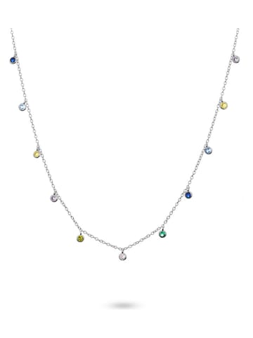 Les Favorites Zilveren ketting met sierelementen - (L)38 cm