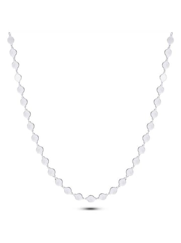 Les Favorites Srebrny naszyjnik z elementami ozdobnymi - dł. 40 cm