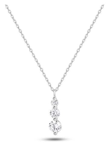 Les Favorites Zilveren ketting met hanger - (L)40 cm