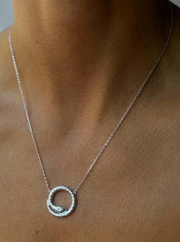 Les Favorites Silber-Halskette mit Schmuckelement - (L)40 cm