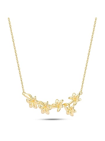 Les Favorites Vergold. Halskette mit Schmuckelement - (L)45 cm