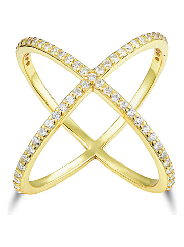 Les Favorites Vergulde ring met edelstenen