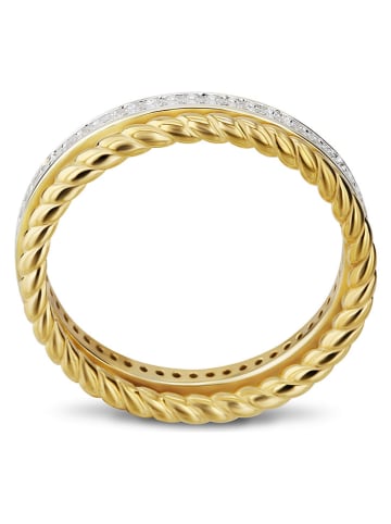 Les Favorites Vergulde ring met edelstenen