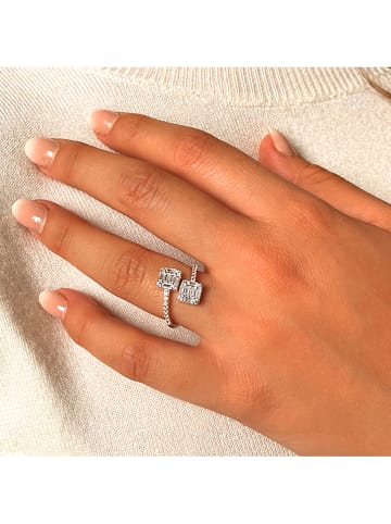 Les Favorites Zilveren ring met edelstenen