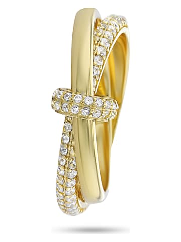 Les Favorites Vergulde ring met edelstenen