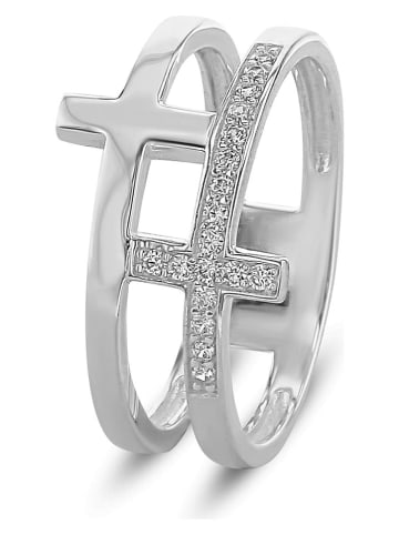 Les Favorites Zilveren ring met edelstenen