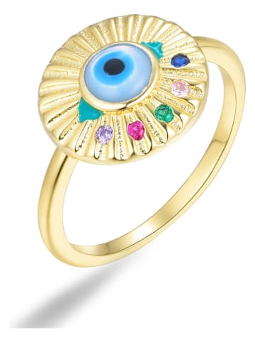 Les Favorites Vergulde ring met edelstenen