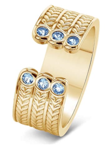 Les Favorites Vergulde ring met edelstenen