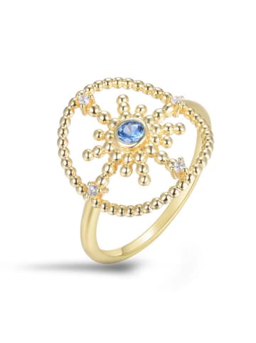 Les Favorites Vergold. Ring mit Edelsteinen