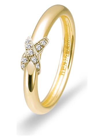 Les Favorites Vergulde ring met edelstenen