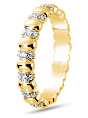 Les Favorites Vergulde ring met edelstenen