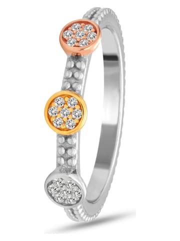 Les Favorites Silber-Ring mit Edelsteinen