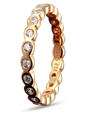 Les Favorites Pozłacany pierścionek z cyrkoniami