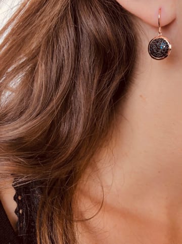 Les Favorites Pozłacane kolczyki z cyrkoniami